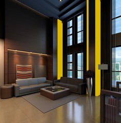 rendering living room