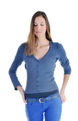Obraz premium woman fashion isolated