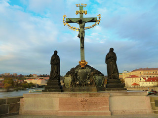 Statue at the Charles bridge