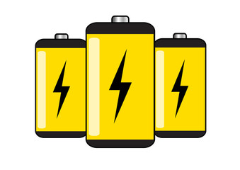 Yellow battery