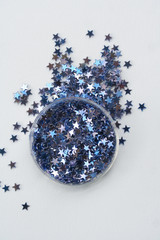 decorazione stelle blu