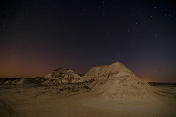 Fototapeta na wymiar Desert night