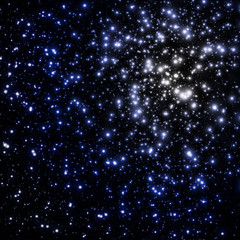 Star on sky at night