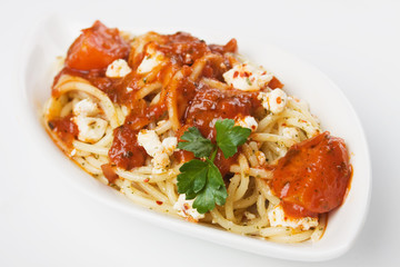 Italian spaghetti pasta