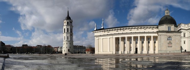Vilnius cathedral place