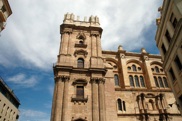 Fototapeta na wymiar Katedra w Maladze Andaluzja Hiszpania Europa