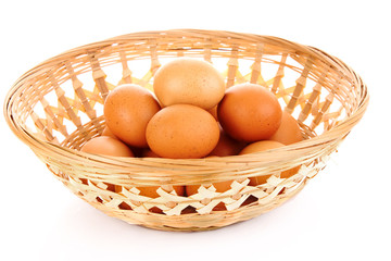 Eggs in basket