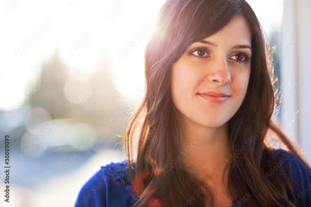 Wall mural beautiful woman