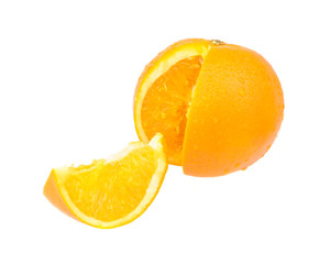 Orange and a piece if it