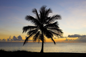 sunset over Caribbean Sea, Barbados