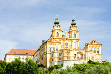 Fototapeta na wymiar Convent Melk, Lower Austria, Austria
