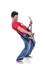 rock star playing