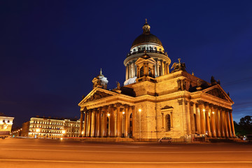 Fototapeta na wymiar Isaac Katedra w Sankt Petersburgu, Rosja.