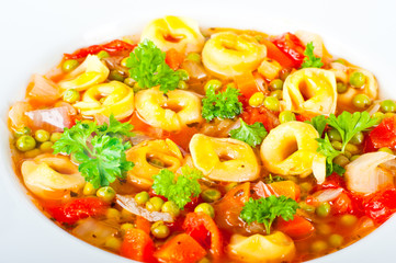 Hearty pasta soup