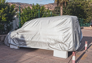 Car with cover