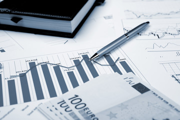 financial charts and graphs