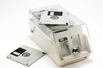 boîte de disquettes