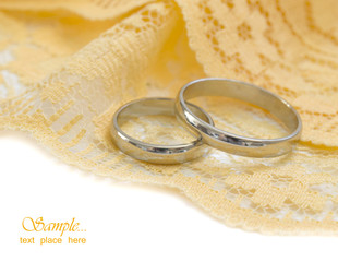 golden, wedding rings