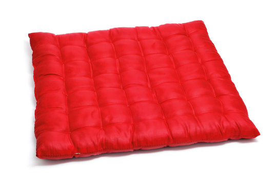 Red Satin Cushion