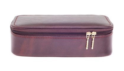 Leather watch box