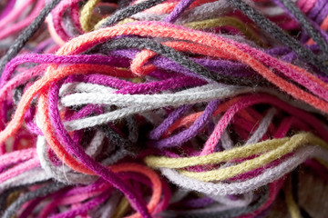 wool strands background