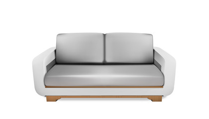 Soft gray space sofa