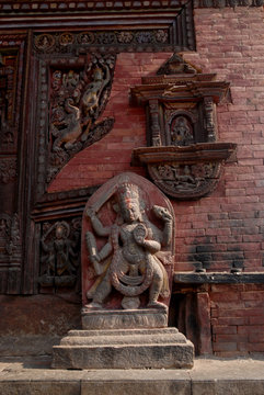 Hindu Deity at Changu Narayan temple 1.