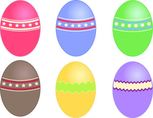 Bright Easter Eggs