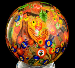 Glass ball made on Murano Island (near Venice)