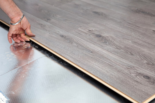 Pose de parquet flottant