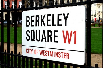 Naklejka premium Berkeley Square, Mayfair, London, UK