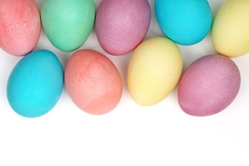 Fototapeta na wymiar Colorful Easter Eggs