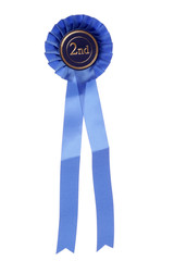 blue second place rosette