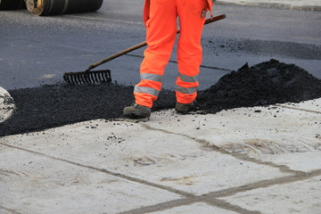 Strassenbauarbeiter