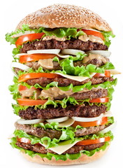 Gigantic hamburger