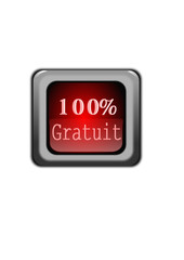 100% gratuit icon