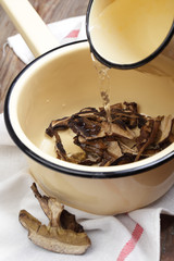 Dried mushrooms