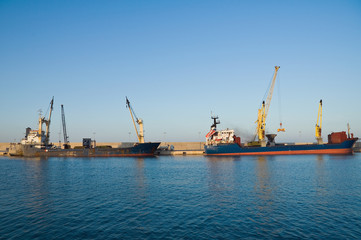 Mercantile ships.