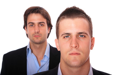 two business men portrait