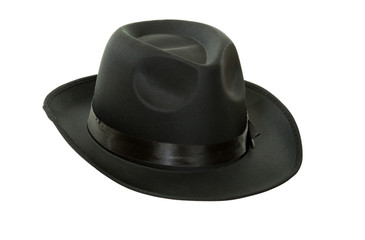 Men's black felt hat