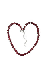 Form of heart from Beads