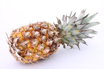 Pineapple on white background