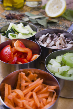 Cooking Ingredients. Vegetables