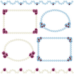 pansy and pearl frame
