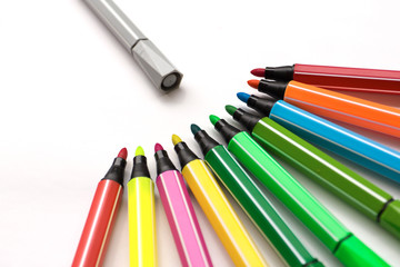Colorful markers