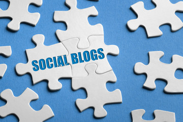 Obraz premium Social Blog
