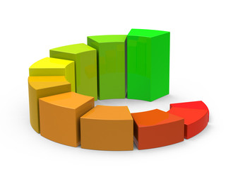 Naklejka premium Statistik