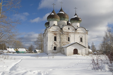 Russia, Kargopol. Resurrection church