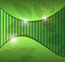 Abstract background green with leaves.
