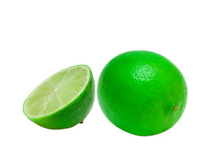 lime isolated on white background